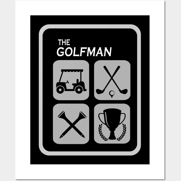 the golfman Wall Art by osvaldoport76